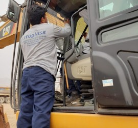 Vidrios para maquinaria pesada
